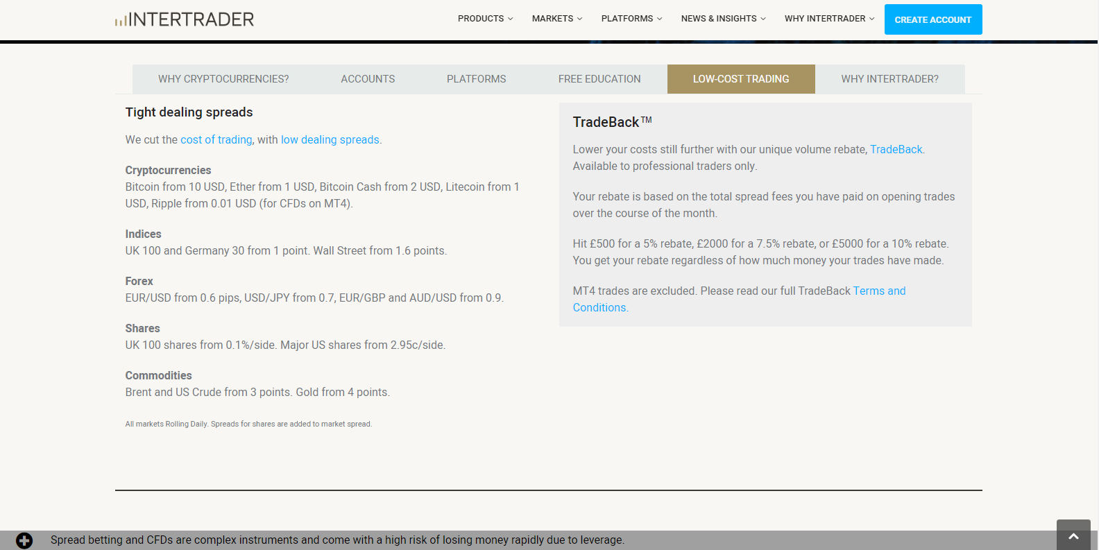 TradeBack program details